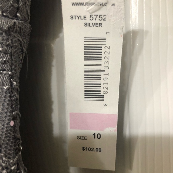 Silver dress NWT - Picture 2 of 4